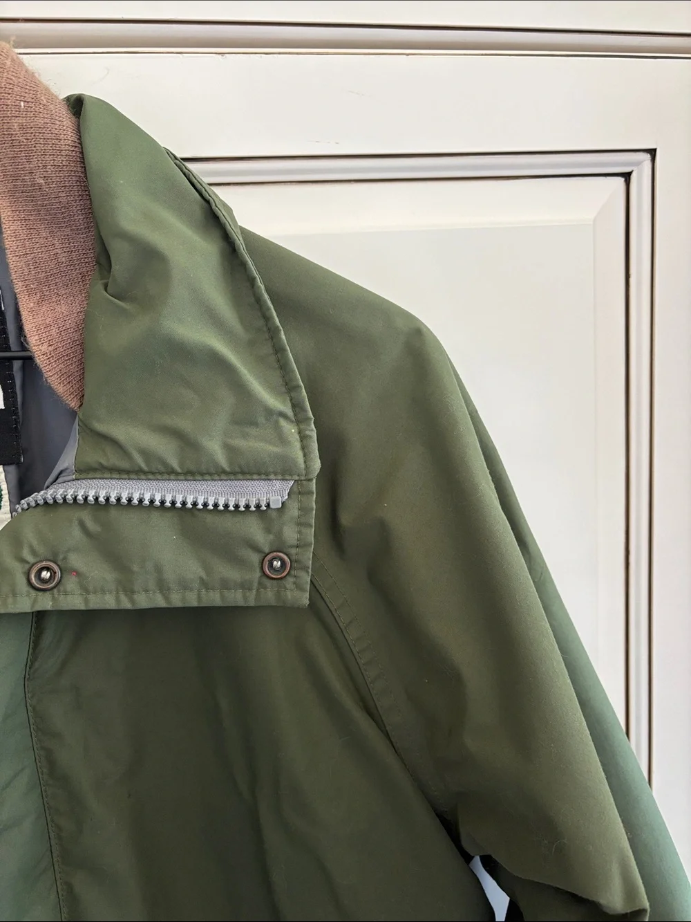 Vintage North Face Jacket National Parks Goretex USA‎ Field Green Mens Medium